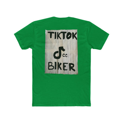 Men's TikTok Biker Cotton CrewTee - Rubber Down Coffee Company