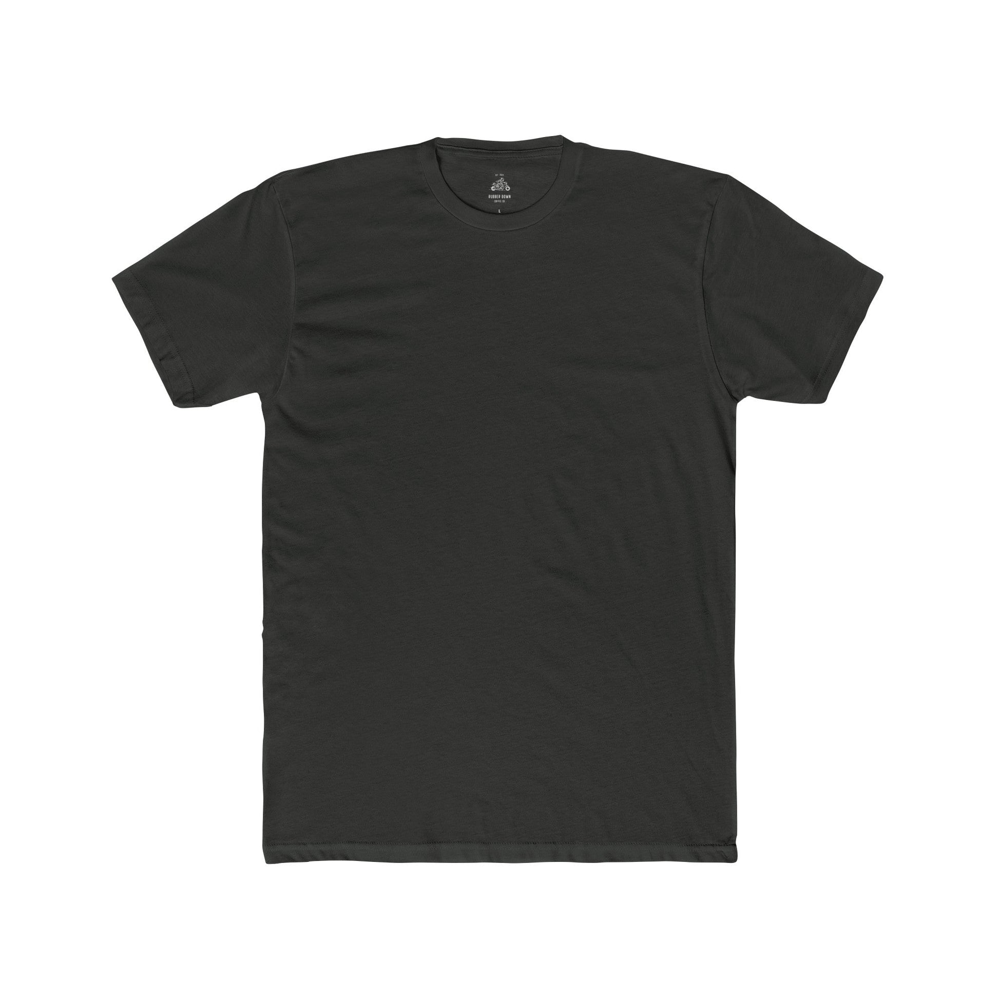 Men's TikTok Biker Cotton CrewTee - Rubber Down Coffee Company