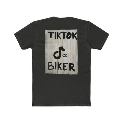 Men's TikTok Biker Cotton CrewTee - Rubber Down Coffee Company