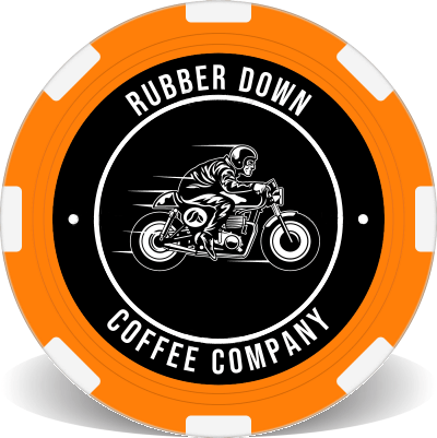 Rubber Down Coffee Clay Poker Chip - Rubber Down Coffee Company